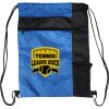 Custom Print Color Block Drawstring Backpack Thumbnail