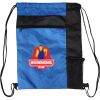 Custom Print Color Block Drawstring Backpack Thumbnail