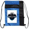 Custom Print Color Block Drawstring Backpack Thumbnail
