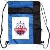 Custom Print Color Block Drawstring Backpack Thumbnail