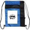 Custom Print Color Block Drawstring Backpack Thumbnail