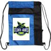 Custom Print Color Block Drawstring Backpack Thumbnail