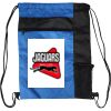 Custom Print Color Block Drawstring Backpack Thumbnail