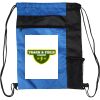 Custom Print Color Block Drawstring Backpack Thumbnail