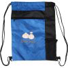 Custom Print Color Block Drawstring Backpack Thumbnail