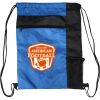 Custom Print Color Block Drawstring Backpack Thumbnail