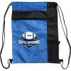 Custom Print Color Block Drawstring Backpack Thumbnail