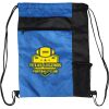 Custom Print Color Block Drawstring Backpack Thumbnail