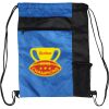 Custom Print Color Block Drawstring Backpack Thumbnail