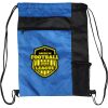 Custom Print Color Block Drawstring Backpack Thumbnail