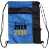 Custom Print Color Block Drawstring Backpack Thumbnail