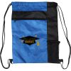 Custom Print Color Block Drawstring Backpack Thumbnail