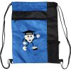 Custom Print Color Block Drawstring Backpack Thumbnail