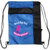 Custom Print Color Block Drawstring Backpack Thumbnail