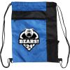 Custom Print Color Block Drawstring Backpack Thumbnail