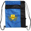 Custom Print Color Block Drawstring Backpack Thumbnail