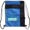 Custom Print Color Block Drawstring Backpack Thumbnail