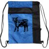 Custom Print Color Block Drawstring Backpack Thumbnail