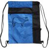 Custom Print Color Block Drawstring Backpack Thumbnail