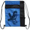 Custom Print Color Block Drawstring Backpack Thumbnail