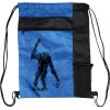 Custom Print Color Block Drawstring Backpack Thumbnail