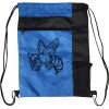 Custom Print Color Block Drawstring Backpack Thumbnail