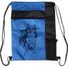 Custom Print Color Block Drawstring Backpack Thumbnail