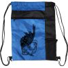 Custom Print Color Block Drawstring Backpack Thumbnail