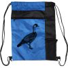 Custom Print Color Block Drawstring Backpack Thumbnail