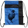 Custom Print Color Block Drawstring Backpack Thumbnail