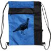 Custom Print Color Block Drawstring Backpack Thumbnail