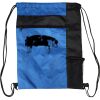 Custom Print Color Block Drawstring Backpack Thumbnail