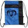 Custom Print Color Block Drawstring Backpack Thumbnail