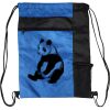 Custom Print Color Block Drawstring Backpack Thumbnail