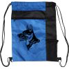 Custom Print Color Block Drawstring Backpack Thumbnail