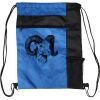 Custom Print Color Block Drawstring Backpack Thumbnail