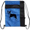 Custom Print Color Block Drawstring Backpack Thumbnail