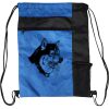 Custom Print Color Block Drawstring Backpack Thumbnail