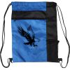 Custom Print Color Block Drawstring Backpack Thumbnail