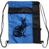 Custom Print Color Block Drawstring Backpack Thumbnail