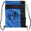 Custom Print Color Block Drawstring Backpack Thumbnail