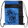 Custom Print Color Block Drawstring Backpack Thumbnail