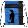 Custom Print Color Block Drawstring Backpack Thumbnail