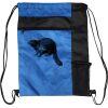 Custom Print Color Block Drawstring Backpack Thumbnail