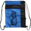 Custom Print Color Block Drawstring Backpack Thumbnail