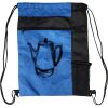 Custom Print Color Block Drawstring Backpack Thumbnail