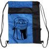 Custom Print Color Block Drawstring Backpack Thumbnail