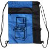 Custom Print Color Block Drawstring Backpack Thumbnail