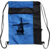 Custom Print Color Block Drawstring Backpack Thumbnail