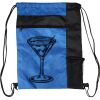 Custom Print Color Block Drawstring Backpack Thumbnail